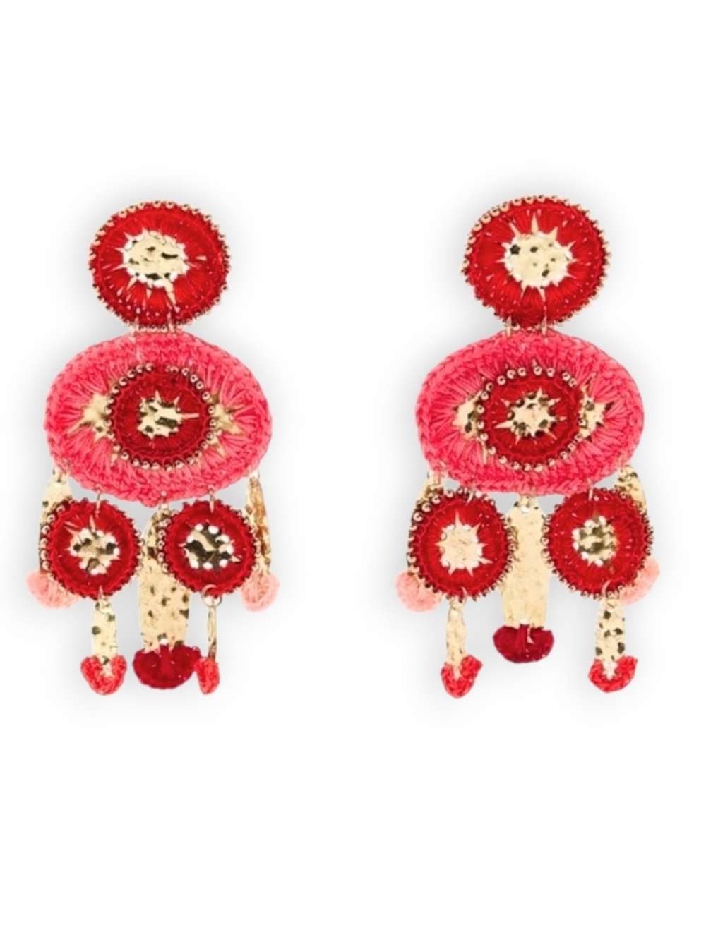 ZARA Combined Crochet Earrings